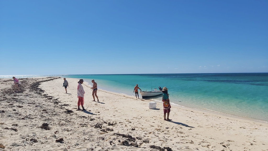 L'île de Nosy Ve- arrivée