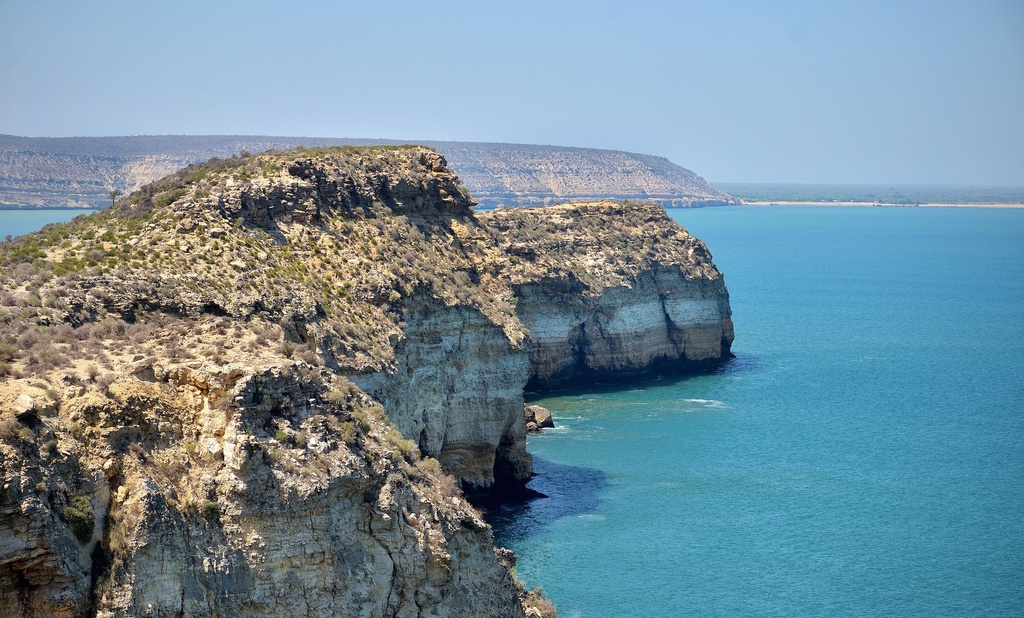 Les falaises de Barn Hill Saint-Augustin